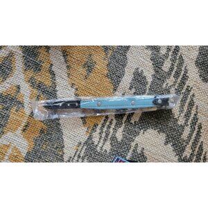 Sky Blue and Black Leather Bracelet Equestrian Style by Noble Outfitters